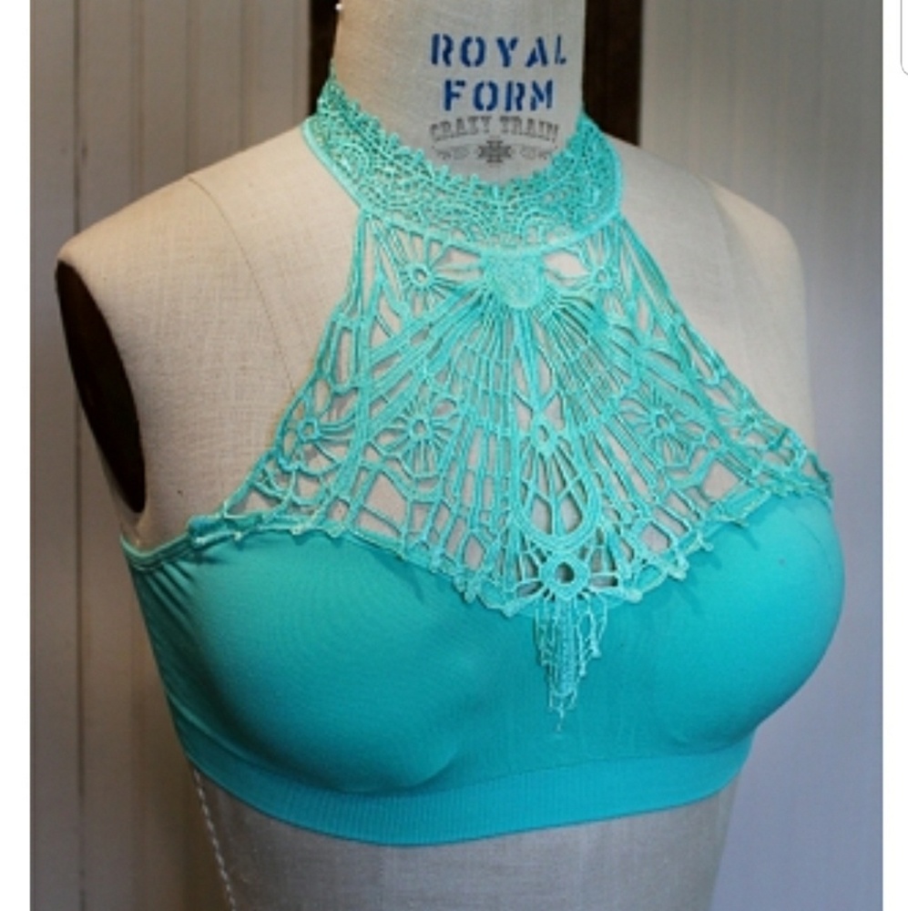 Crazy Train Halt Goes There bralette